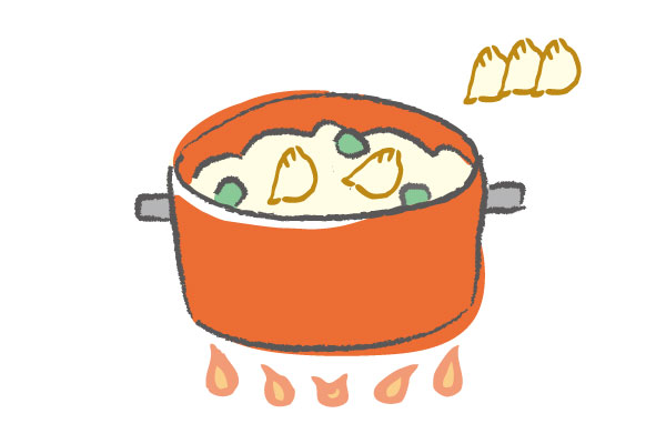 餃子スープのつくり方3